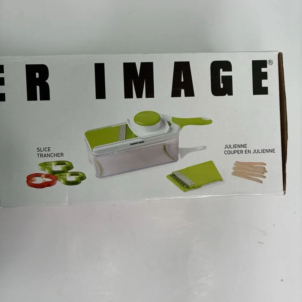Sharper Image Mandoline Slicer With Interchangeable Slicing Blades Brand New